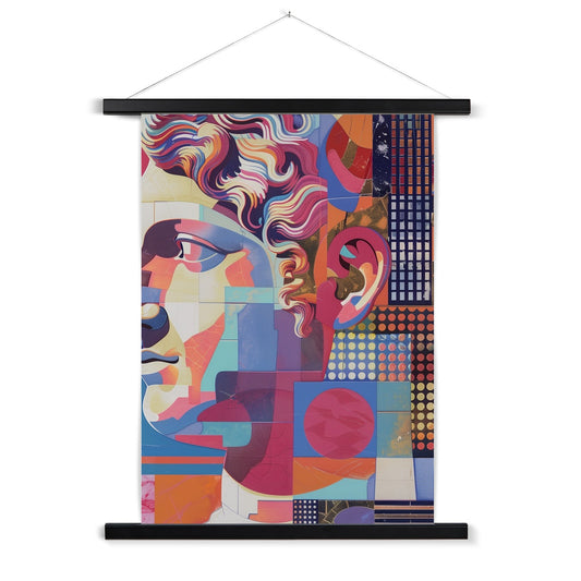 Alexander's Optical Art Extravaganza Tote Fine Art Print with Hanger