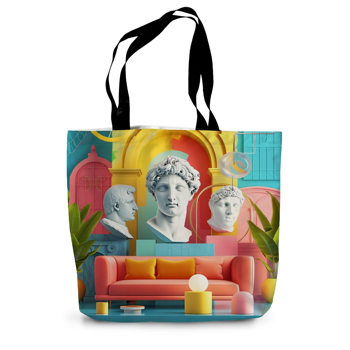 Alexander the Great's Optical Odyssey v2.0 Funny Canvas Tote Bag